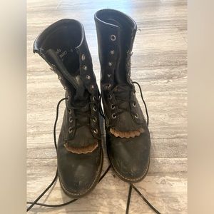 Laredo size 7.5 lace up riding boots in good condition